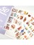 26 6 Sayfa Kawaii Washi Kağıt Etiket Hayvan Bitki Balina Dergisi Çıkartmalar Scrapbooking Dekoratif Dizüstü Kırtasiye Malzemeleri (Yurt Dışından) 4