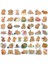 30 Adet 10/30/50 Adet Kawaii Capybara Sketchbook Etiket Estetik Pvc Kore Kırtasiye Dekorasyon Scrapbooking Okul Malzemeleri Çocuklar Için (Yurt Dışından) 3