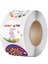 QY895-300PCS 100-500PCS 1 Inç Mutlu Paskalya Çıkartmalar Karikatür Tavşan Kağıt Etiket Mühür Etiket Parti Tavşan Hediye Paketleme Etiket Dekorasyon (Yurt Dışından) 1