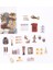 D Mohamm 40 Yaprak Bitki Çiçekler Mini Scrapbooking Çıkartmaları Estetik Kağıt Etiket Gevreği Sabit Ofis Aksesuarı Sanat Kaynağı (Yurt Dışından) 1