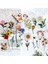 D Mohamm 40 Yaprak Bitki Çiçekler Mini Scrapbooking Çıkartmaları Estetik Kağıt Etiket Gevreği Sabit Ofis Aksesuarı Sanat Kaynağı (Yurt Dışından) 4
