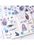 Stil 3 6 Yaprak/paket Kawaii Washi Dekoratif Çıkartmalar Etiket Scrapbooking Sevimli Balina Çiçek Kız Kırtasiye Çıkartmalar Dıy Günlüğü Albümü (Yurt Dışından) 5