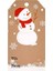 QY1425-50PCS 50-100PCS Merry Christmas Etiketler Kraft Kağıt Kartı Hediye Etiketi Dıy Asın Etiketleri Hediye Paketleme Dekor Hediye Kartı Noel Malzemeleri Yanadır (Yurt Dışından) 1