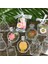 Bordo 20 Adet/paket Züccaciye Çıkartmalar Şeffaf Cam Konteyner Dekoratif Kırtasiye Günlük Albümü Scrapbooking Kolaj Malzemesi (Yurt Dışından) 4