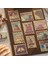 B 40 Adet/paket Müze Serisi Dekoratif Çıkartmalar Scrapbooking Sopa Etiket Günlüğü Albümü Kırtasiye Retro Damga Bitki Etiket (Yurt Dışından) 3