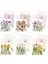 Pembe 40 Adet Çiçek Çıkartmalar Dizüstü Bilgisayarlar Için Kelebek Kırtasiye Çıkartmalar Dıy Günlüğü Bullet Dergisi Dekorasyon Çıkartması Albümü Scrapbooking (Yurt Dışından) 3
