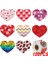 QY790-100 Adet 100-500 Adet 1 Inç Kırmızı Kalp Çıkartmalar Sevgililer Günü Için Yeni Pişirme Ambalaj Etiket Zarf Mühürler Aşk Dekoratif Çıkartmalar (Yurt Dışından) 1
