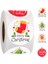 QY1512-100PCS 100-500 Adet Merry Christmas Çorap Ağacı Etiket Çıkartmaları Hediye Kartı Paketi Sarma Festivali Parti Pişirme Küçük Işletme 1 Inç (Yurt Dışından) 2