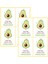 QY1358-48PCS 24-48PCS Sevimli Mini Gıda Ambalaj Çıkartmaları Karikatür Güneş Avokado Sandviç Dekorasyon Etiketi Kırtasiye Çıkartmalar (Yurt Dışından) 3