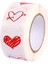 QY2409-300PCS 100-500PCS 1 Inç Kırmızı Kalp Çıkartmalar Sevgililer Günü Için Yeni Pişirme Ambalaj Etiket Zarf Mühürler Aşk Dekoratif Çıkartmalar (Yurt Dışından) 2