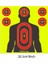 N2 Atış Hedefleri 10 Adet/grup Atış Hedefi Çıkartmaları 8x8 Inç Yapışkanlı Reaktif Kendinden Yapışkanlı Atış Hedefleri Çekim Eğitimi Için Sıçrayan Kağıt (Yurt Dışından) 1