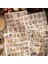 Hywf 1 Adet Kart Sevgilisi Vintage Günlüğü Çıkartmalar Washi Kağıt Etiket Kağıdı Scrapbooking Malzeme Karalama Defteri Seti (Yurt Dışından) 3