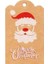 QY1419-100PCS 50-100PCS Merry Christmas Hediye Kraft Kağıt Etiketleri Noel Baba Kağıt Asmak Etiketi Kar Tanesi Noel Ağacı Parti Dekor Etiket Hediye Etiketleri (Yurt Dışından) 1
