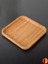 6 Adet Bambu Kare Servis Tabağı Sunum Seti 20 x 20 cm 3