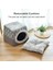Gri Kare L 35X33X30CM Kedi Yatak Evi Kış Sıcak Pet Kedi Derin Uyku Yuva Köpek Küçük Orta Köpekler Kediler Için Çadır Rahat Mağara Kapsül Pet Mat Malzemeleri (Yurt Dışından) 5