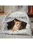 Yeşil Midilli L 60X60X50CM Tatlı Prenses Kedi Yatağı Katlanabilir Kediler Çadır Köpek Evi Yatak Yavru Köpek Sepeti Yataklar Sevimli Kedi Evleri Ev Yastık Evcil Hayvan Kulübesi Ürünleri (Yurt Dışından) 3