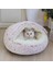 Kahve 50 cm Sıcak Köpek Kedi Yatak Yuvarlak Uzun Peluş Kedi Evi Mağara Pet Yavru Yastık Sepeti Uyku Matı Kediler Için Küçük Köpek Chihuahua Yuva (Yurt Dışından) 5