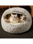 Pembe Uzun 40X40 Pet Köpek Pembe Yatak Rahat Yumuşak Kedi Mat Yuvarlak Peluş Ev Küçük Orta Köpekler Kediler Için Evcil Hayvan Sepeti Kış Sıcak Yastık Malzemeleri (Yurt Dışından) 3