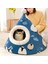 C Cat 7.5kg M Süper Yumuşak Kış Kedi Pet Köpek Evi Konfor Derin Uyku Kedi Yatağı Küçük Mat Sepet Nefes Alabilir Çadır Yatak Ürünleri Evcil Hayvan Malzemeleri (Yurt Dışından) 3