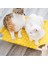 Pembe 53X48X13CM Kedi ve Köpek Yatağı Her Mevsim Neme Dayanıklı Kedi Yuvası Taşınabilir Masif Ahşap Köpek Yatağı Tavşan Küçük Köpek Kulübesi Yıkanabilir Kanvas Evcil Hayvan Yatağı (Yurt Dışından) 3