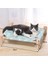 Pembe 53X48X13CM Kedi ve Köpek Yatağı Her Mevsim Neme Dayanıklı Kedi Yuvası Taşınabilir Masif Ahşap Köpek Yatağı Tavşan Küçük Köpek Kulübesi Yıkanabilir Kanvas Evcil Hayvan Yatağı (Yurt Dışından) 5