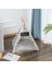 Gri Üçgen 60X50X48 cm 2022 Pet Çadır Ev Kedi Yatak Taşınabilir Çıkarılabilir Yıkanabilir Teepee Yavru Kedi Kapalı Açık Çadır Yastık ile Pet Kedi Malzemeleri (Yurt Dışından) 1