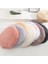 Pembe Kuzu L Çapı 57 cm Peluş Kedi Yatak Paspasları Yuvarlak Pet Yatak Kediler Için Küçük Köpekler Yumuşak Polar Pet Uyku Mat Yavru Köpek Yuvası Evcil Hayvan Yastığı Kedi Aksesuarları (Yurt Dışından) 2