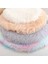 Pembe Kuzu L Çapı 57 cm Peluş Kedi Yatak Paspasları Yuvarlak Pet Yatak Kediler Için Küçük Köpekler Yumuşak Polar Pet Uyku Mat Yavru Köpek Yuvası Evcil Hayvan Yastığı Kedi Aksesuarları (Yurt Dışından) 4