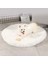 Pembe Kuzu L Çapı 57 cm Peluş Kedi Yatak Paspasları Yuvarlak Pet Yatak Kediler Için Küçük Köpekler Yumuşak Polar Pet Uyku Mat Yavru Köpek Yuvası Evcil Hayvan Yastığı Kedi Aksesuarları (Yurt Dışından) 5