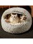 Mavi 40X40 Pet Köpek Pembe Yatak Rahat Yumuşak Kedi Mat Yuvarlak Peluş Ev Küçük Orta Köpekler Kediler Için Evcil Hayvan Sepeti Kış Sıcak Yastık Malzemeleri (Yurt Dışından) 2