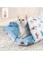 Star Xl 75X60 cm Japon Kedi Yatak Sıcak Kedi Uyku Tulumu Derin Uyku Mağarası Kış Çıkarılabilir Pet House Yatak Kediler Köpekler Için Yuva Yastık Yastık ile (Yurt Dışından) 2