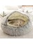 Yeşil Uzun Peluş 50 cm Kış Stil Yumuşak Pet Yatak Yuvarlak Donut Peluş Sıcak Ev Yumuşak Uzun Peluş Yatak Kedi Yuvası Çanta 2 In 1 Kediler Kanepe Için Ürünler (Yurt Dışından) 2