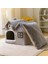 B M Sıcak Peluş Kedi Yatak Evi Ayrılabilir Yumuşak Evcil Hayvan Yastığı Köpek Kulübesi Küçük Köpek Kedi Nefes Yıkanabilir Pet House Kediler Aksesuarları (Yurt Dışından) 3