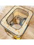 Orange M 70X55X45CM Tatlı Kedi Yatak Sepeti Rahat Yavru Şezlong Yastık Kedi Evi Çadır Doğum Odasında Yavru Köpekler ve Yavru Kediler Için Katlanır Çadır Kedi Evi (Yurt Dışından) 4