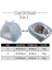Kahverengi XL48CM 48CM 52CM Dropshipping 2'si 1 Arada Kedi Yatak Mağarası Kapalı Katlanabilir Sıcak Yavru Kedi Evi Küçük Köpek Yuva Kulübesi Pet Uyku Mats Topu ile (Yurt Dışından) 3