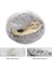 Pembe Uzun Peluş 40CM 2 In 1pet Köpek Kedi Yatak Yuvarlak Peluş Kedi Sıcak Yatak Evi Küçük Köpekler Kediler Için Yumuşak Uzun Peluş Yatak Yuva Çörek Isınma Uyku Yatağı (Yurt Dışından) 5