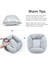 Koyu Gri M 55X45X20CM Kare Kedi Evi Kediler Için Yatak Köpek Mat Sıcak Uyku Kedi Yuvası Yastık Köpek Yavrusu Kanepe Köpekler Için Sepet Peluş Evcil Hayvan Aksesuarları Kış (Yurt Dışından) 5