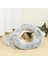 Gri 自定义形状3 Xl Yıkanabilir Peluş Kedi Uyku Tulumu Köpek Küçük Köpekler Kediler Mat Yatak Sıcak Yumuşak Evcil Hayvan Evi Kedi Uyku Yuvası Yastık Evcil Hayvan Ürünleri (Yurt Dışından) 5