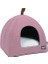 Pembe S Derin Uyku Konfor Kedi Yatak Kış Mini Çadır Uyku Evi Küçük Hayvan Kedi Tavşan Gine Domuz Yuva Rahat Mağara Evcil Hayvan Aksesuarları (Yurt Dışından) 1
