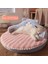Pembe 50X50 cm Hoopet Kedi Kanepe Ayı Şekli Mat Küçük Köpek Için Kedi Yıkanabilir Mağara Kedi Yuva Köpek Kulübesi Sünger Ped Köpek Yavrusu Için Uyku Artefaktı (Yurt Dışından) 2