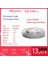 Fasulye Ezmesi 15.7 Inç-40 cm Sakinleştirici Kedi Yatağı Yumuşak Yuvarlak Köpek Yatakları Anti-Anksiyete Donut Cuddler Ev Isınma Rahat Kabarık Peluş Polar (Yurt Dışından) 2