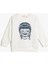 Sweatshirt Kaplan Baskılı Bisiklet Yaka Uzun Kollu Şardonlu 1