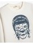 Sweatshirt Kaplan Baskılı Bisiklet Yaka Uzun Kollu Şardonlu 3