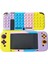 Switch Case Için Fidget Pop Bubble Case Renkli Yumuşak Silikon Koruyucu Kapak Çizilmez Nintendo Switch 6.2-Sarı Pembe Mavi Mor ile Uyumlu (Yurt Dışından) 1