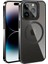 Apple iPhone 14 Pro Max Kılıf Magsafe Wireless Şarj Özellikli Standlı Klon Kapak 1