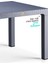 Camsız 90X150CM Bahçe Balkon Masası Rattan Desenli Outdoor Serisi 3