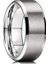 Moda Çift Yüzük Gümüş-Mat Fırçalı (8mm) (Yurt Dışından) 1