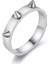 Moda Çift Yüzük 6mm Genişliğinde Gümüş (Yurt Dışından) 1