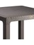 Camsız 90X90CM Bahçe Balkon Masası Rattan Desenli Outdoor Serisi 4