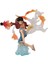 Tek Parça Anime Figürü Luffy Şekil Dövüş Serisi Yangın Yumruk Luffy Model Çanta Hediye Süsleme (Yurt Dışından) 1